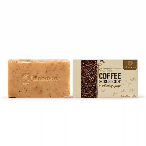 Bloomora Coffee Scrub Body Whitening Soap